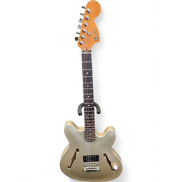 Used Fender TOM DELONGE STARCASTER  SATIN GOLD Hollow Body Electric Guitar