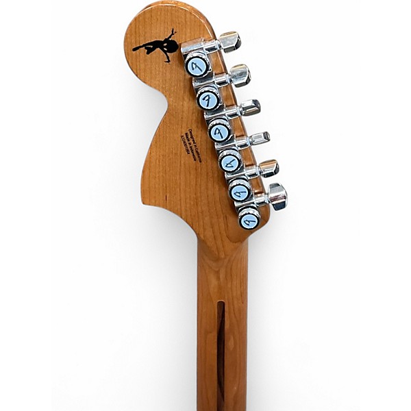 Used Fender TOM DELONGE STARCASTER  SATIN GOLD Hollow Body Electric Guitar