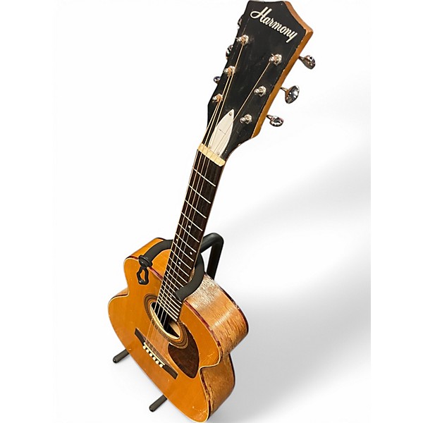 Used Harmony H162 BAXENDALE CONVERSION Natural Acoustic Guitar