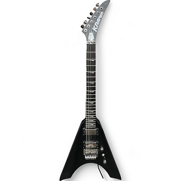 Used Kramer nite v matte black Solid Body Electric Guitar