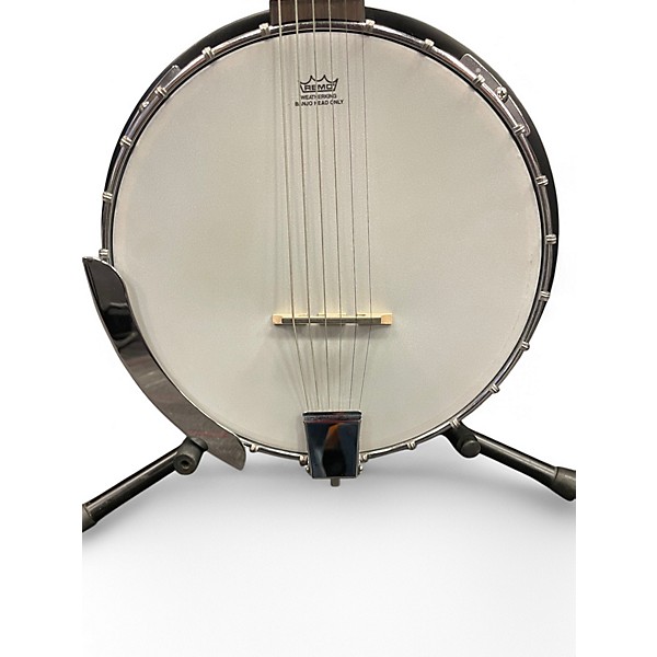 Used Savannah SB-106 Six-String Candy Red Burst Banjo