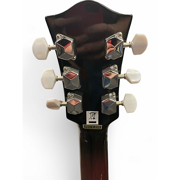Used Savannah SB-106 Six-String Candy Red Burst Banjo
