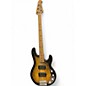 Used Sterling by Music Man Ray34 HH Natural Burl Satin Electric Bass Guitar thumbnail
