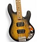 Used Sterling by Music Man Ray34 HH Natural Burl Satin Electric Bass Guitar