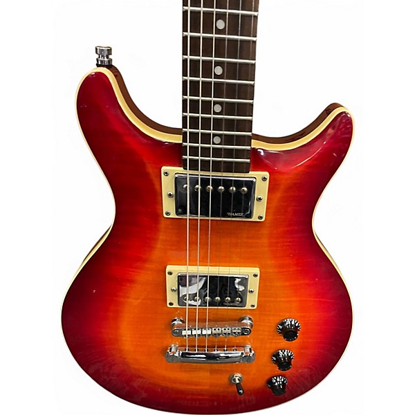 Used Hamer SATF-CS Cherry Sunburst Solid Body Electric Guitar