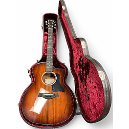 Used Taylor 224CEKDLX SHADED EDGEBURST Acoustic Electric Guitar