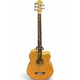 Used Michael Kelly MKDF5FL Dragonfly 5 String Natural Acoustic Bass Guitar