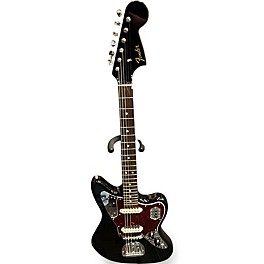 Used Fender Jaguar Black Solid Body Electric Guitar