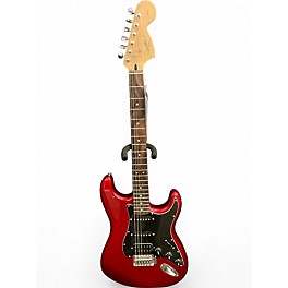 Used 2013 Squier Affinity Series Stratocaster HSS Candy Apple Red Solid Body Electric Guitar