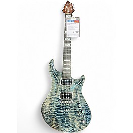 Used Warrior Dran Michael Blue Solid Body Electric Guitar