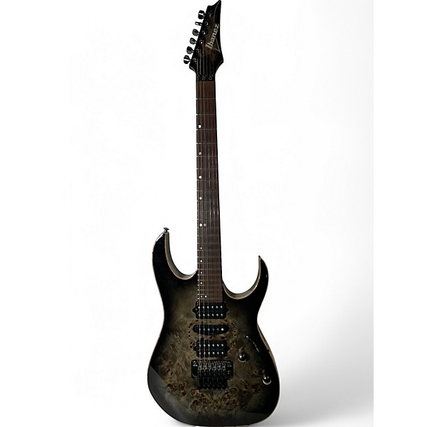 Used Ibanez RG1070PBZ TRANSPARENT BLK Solid Body Electric Guitar