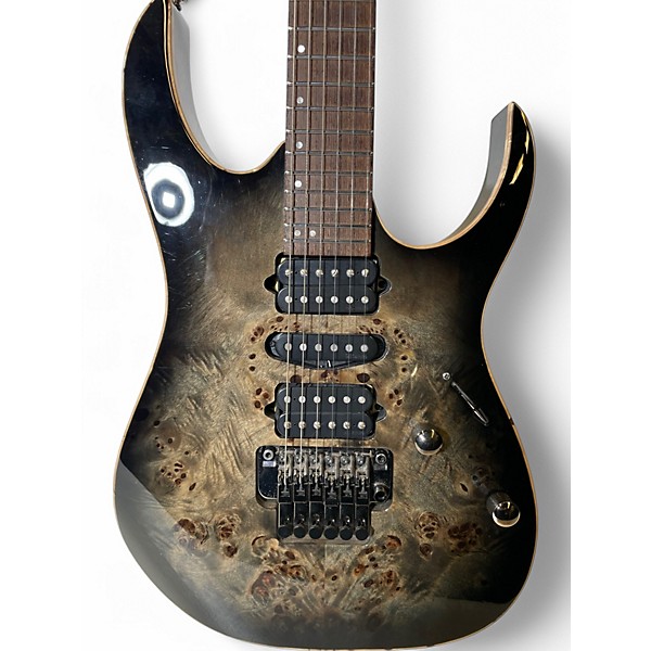 Used Ibanez RG1070PBZ TRANSPARENT BLK Solid Body Electric Guitar