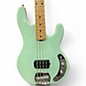 Used 2010s Sterling by Music Man Stingray SUB series Light green Electric Bass Guitar