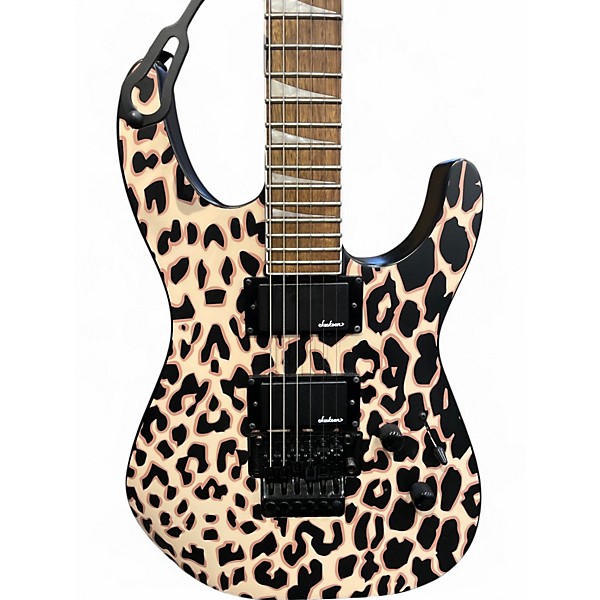 Used Jackson X Series SLX DX Leopard Print Solid Body Electric Guitar