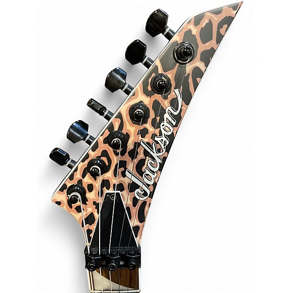Used Jackson X Series SLX DX Leopard Print Solid Body Electric Guitar