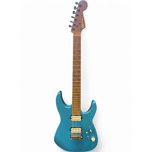 Used Charvel PRO MOD DK24 MATTE BLUE FROST Solid Body Electric Guitar