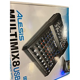 Used Alesis MultiMix 8 FX USB 8-Channel Unpowered Mixer