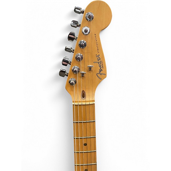 Used 1999 Fender American Standard Stratocaster Black Solid Body Electric Guitar