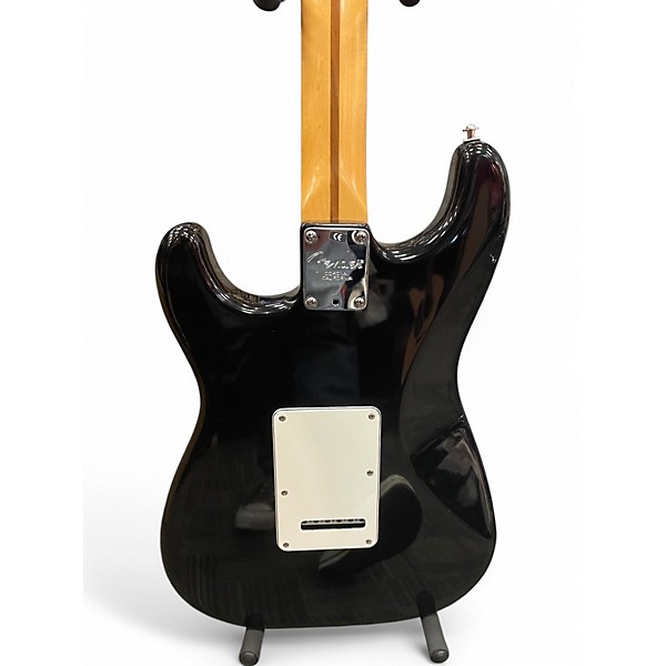 Used 1999 Fender American Standard Stratocaster Black Solid Body Electric Guitar