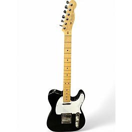 Used Fender Telecaster Black and White Solid Body Electric Guitar