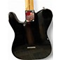 Used Fender Telecaster Black and White Solid Body Electric Guitar