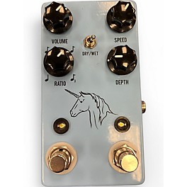 Used JHS Pedals Unicorn Uni-Vibe Photocell Modulator with Tap Tempo Effect Pedal
