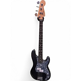 Used Fender American Standard Precision Bass Silver Electric Bass Guitar