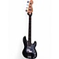 Used Fender American Standard Precision Bass Silver Electric Bass Guitar thumbnail