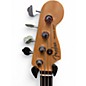 Used Fender American Standard Precision Bass Silver Electric Bass Guitar