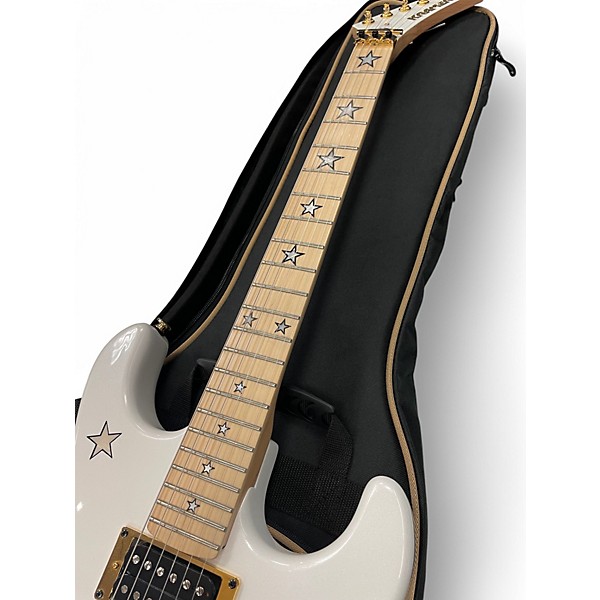 Used Kramer JERSEY STAR Pearl White Solid Body Electric Guitar