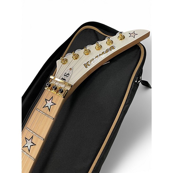 Used Kramer JERSEY STAR Pearl White Solid Body Electric Guitar