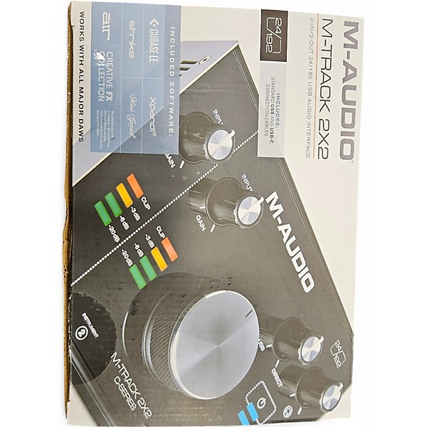 DTM・DAW M-AUDIO M-TRACK 2X2 M-Audio M-Track 2X2 USB Audio Interface | Sweetwater