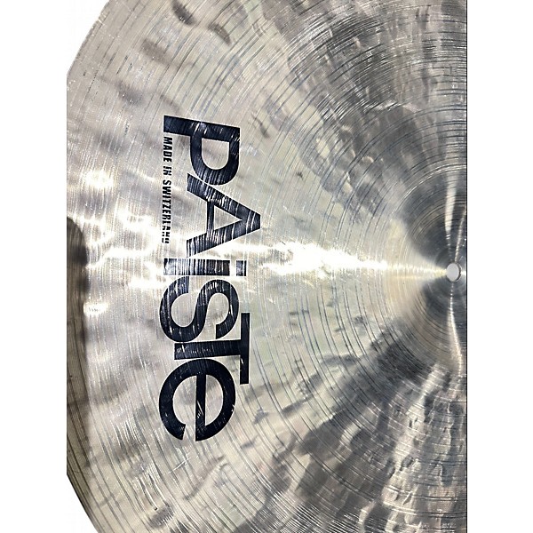 Used Paiste 22in masters dark  crash ride Cymbal