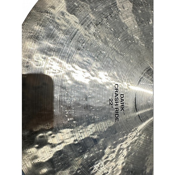 Used Paiste 22in masters dark  crash ride Cymbal