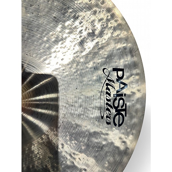 Used Paiste 22in masters dark  crash ride Cymbal