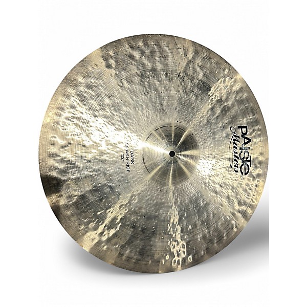Used Paiste 22in masters dark  crash ride Cymbal