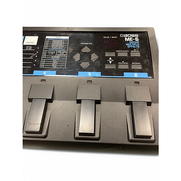 Used BOSS ME-6 Effect Processor
