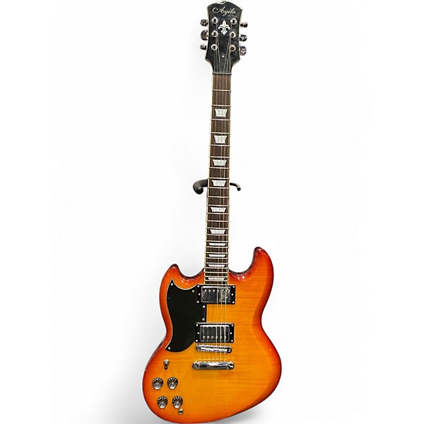 Used Agile Valkyrie Orange Electric Guitar