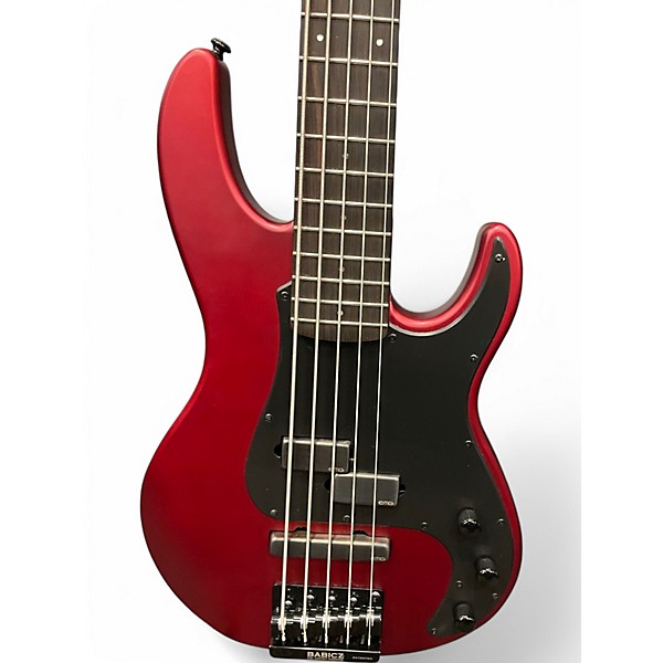 Used Esp Ltd AP-5 Metallic Red Electric Bass Guitar