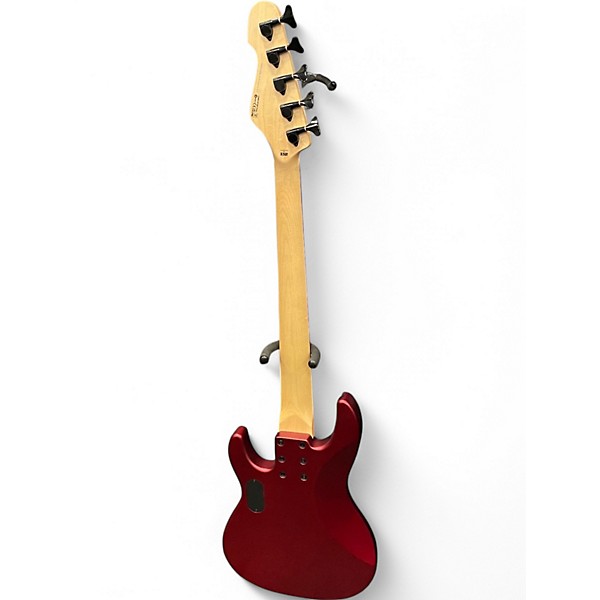 Used Esp Ltd AP-5 Metallic Red Electric Bass Guitar