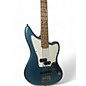 Used Fender JAGUAR BLUE Electric Bass Guitar