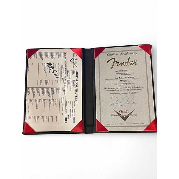 Used Fender Custom Shop '60 Tele Relic Masterbuilt by Dennis Galuszka CHOCOLATE 3TSB Solid Body Electric Guitar