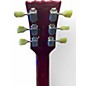Used Vintage double cut Wine Red Solid Body Electric Guitar