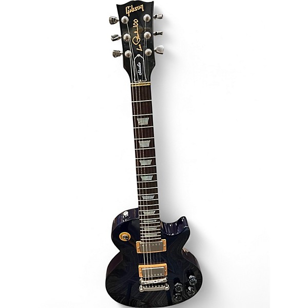 Used 2015 Gibson Les Paul Studio 2015 Midnight Blue Solid Body Electric Guitar,New Products : American Fashion Style Bags On Sale