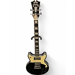 Used 2020 D'angelico BRIGHTON BLACK SPARKLE Solid Body Electric Guitar