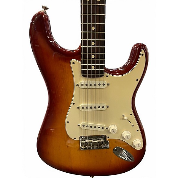 Used 2012 Fender Stratocaster 3 Tone Sunburst Solid Body Electric Guitar