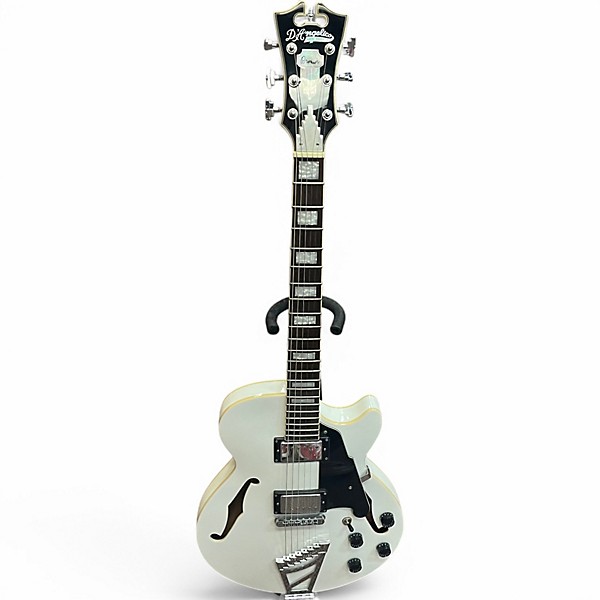 Used D´Angelico Premier Series SS Classic White Hollow Body Electric Guitar,Specials : American Fashion Style Bags On Sale
