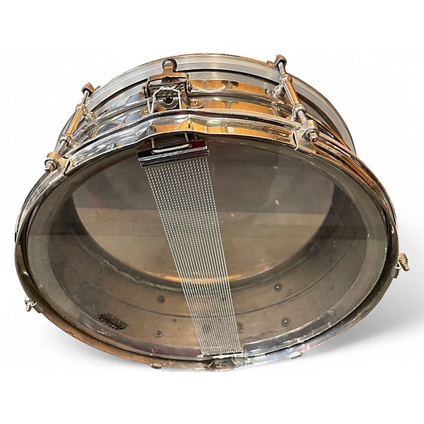 Vintage 1920s Leedy 5X14 Utility Nickel over Brass Drum