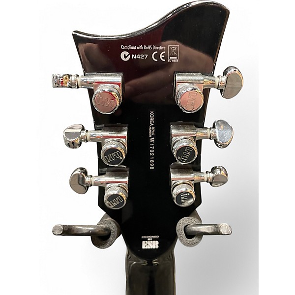 Used ESP LTD BW1 Ben Weinman Trans Black Solid Body Electric Guitar