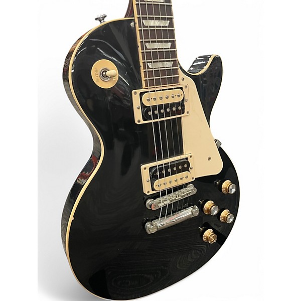 Used Gibson Les Paul Classic Black Solid Body Electric Guitar